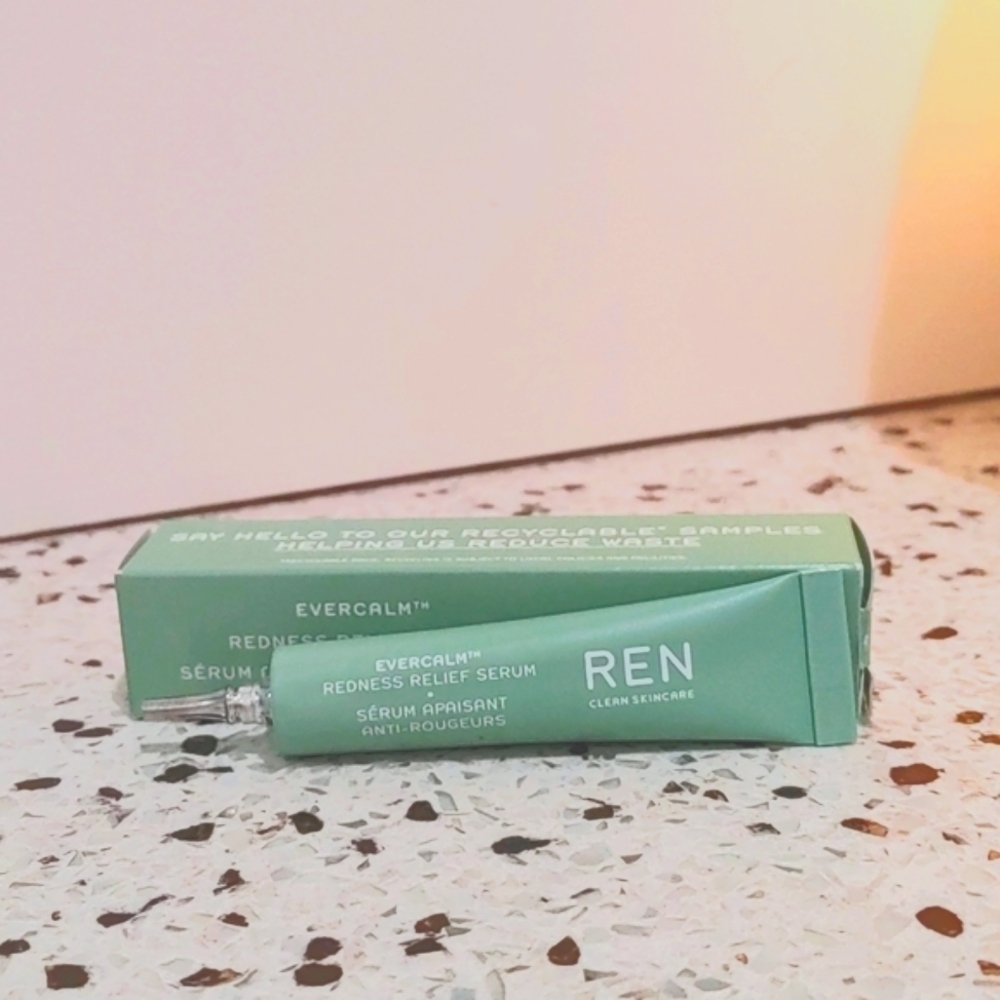 $10 or 5/$25 REN Evercalm Redness Relief Serum 5 ml tube